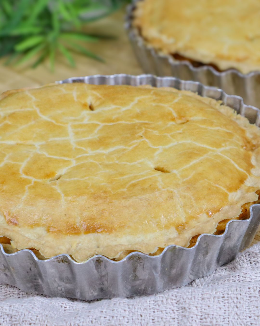 Torta junina dourada