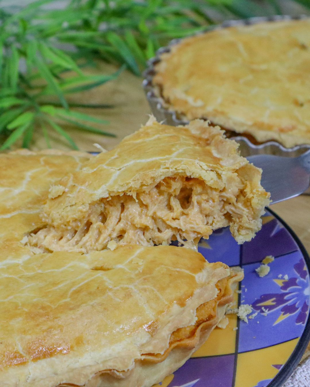 Torta cremosa de frango