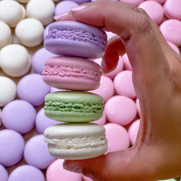 Macarons coloridos