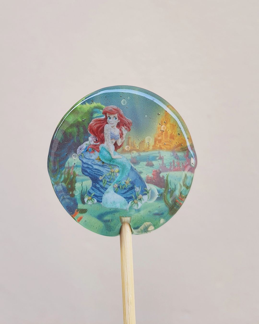 Pirulito de cristal artesanal